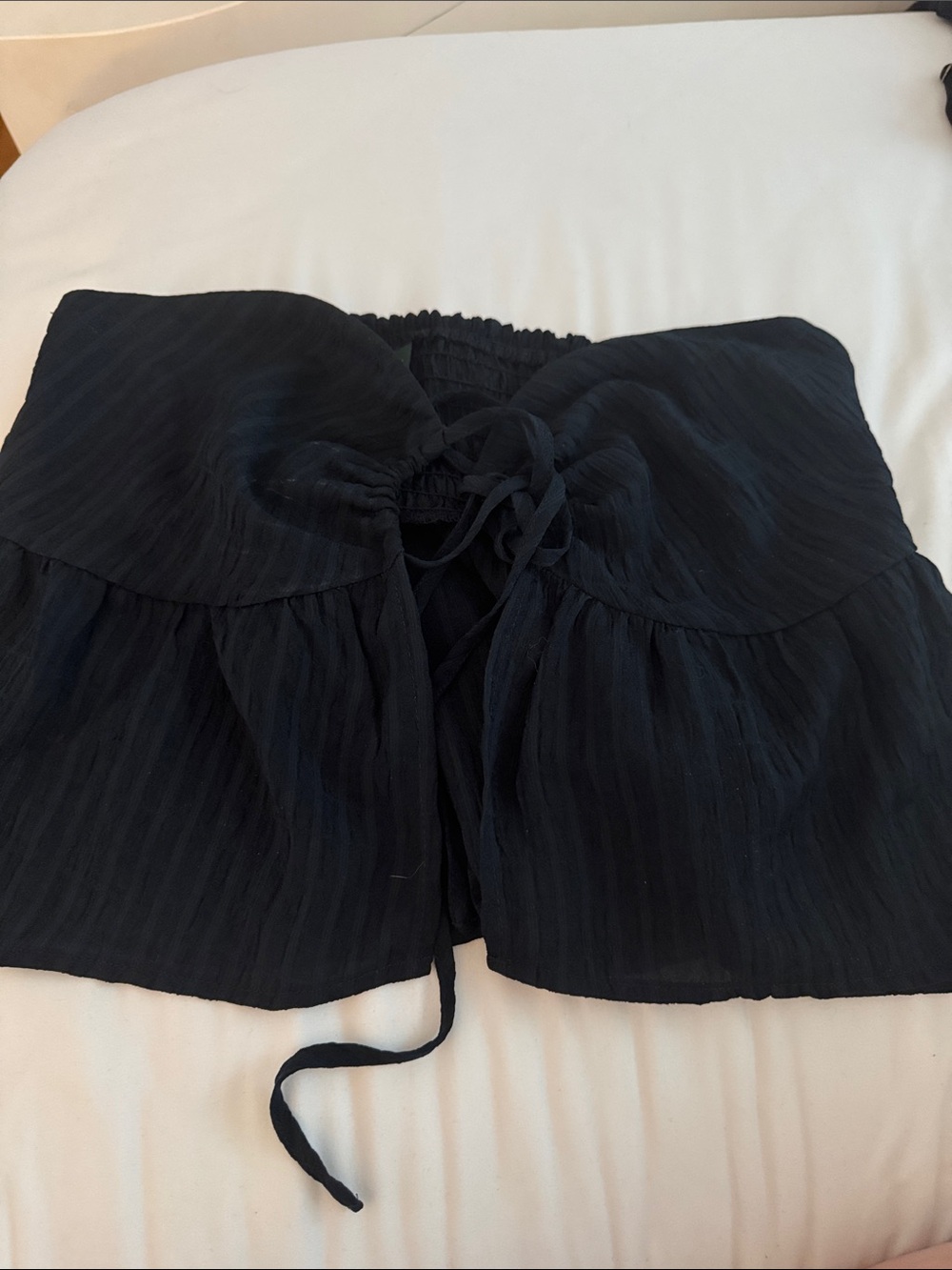 Black Women’s Tie-Front Summer Tube Top